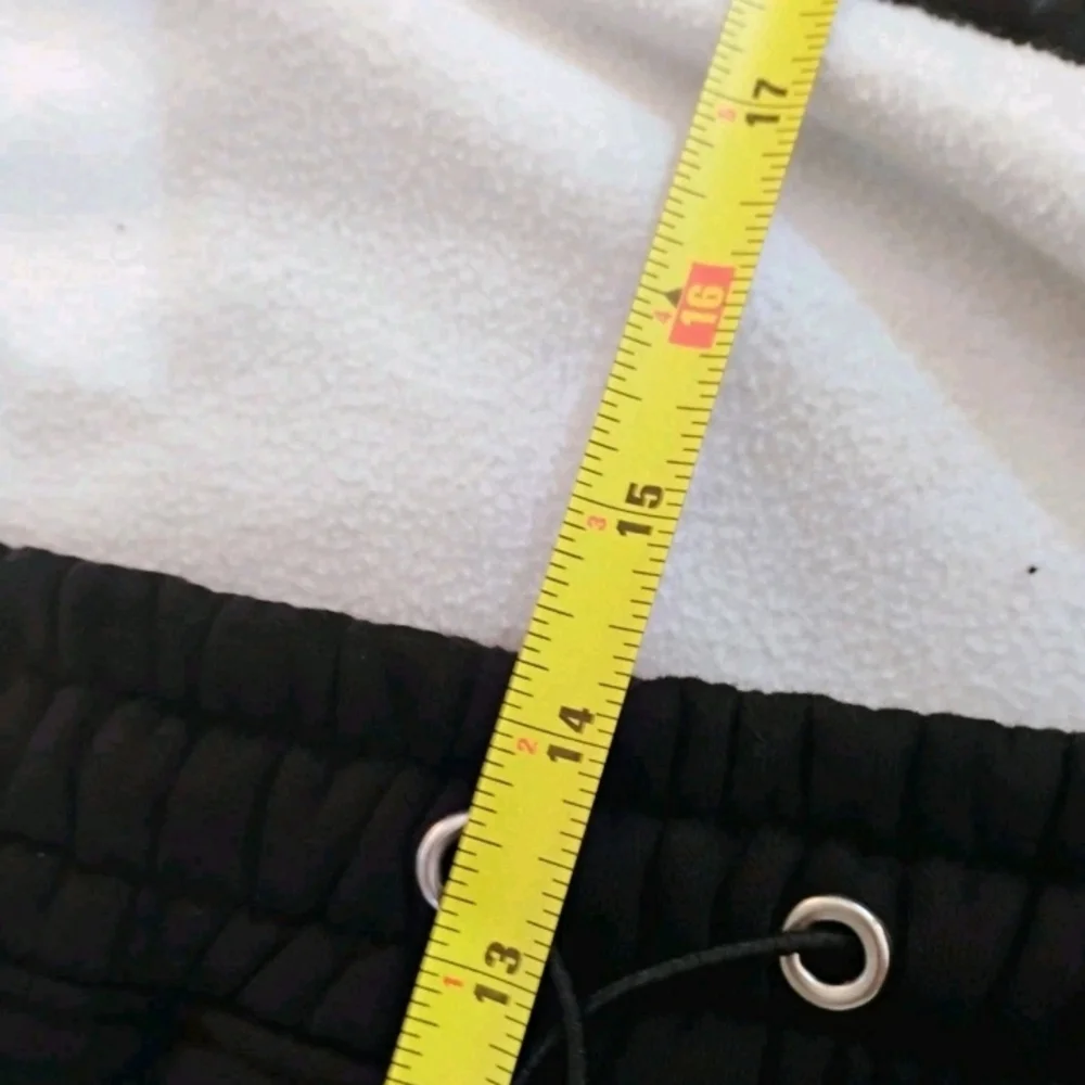 Fashion Nova Black and White Wide Leg Sweatpants NWT - Picture 11 of 12